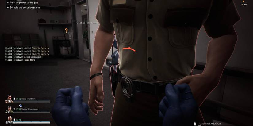 player spotted by gurads in payday 3