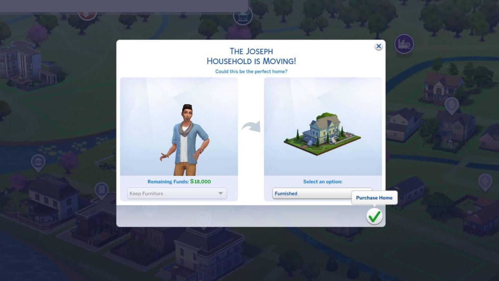 moving a sim into new lot sims 4
