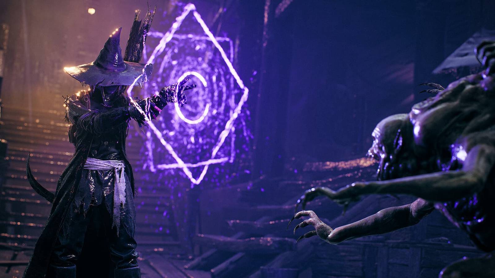 Ritualist casting Eruption in Remnant 2