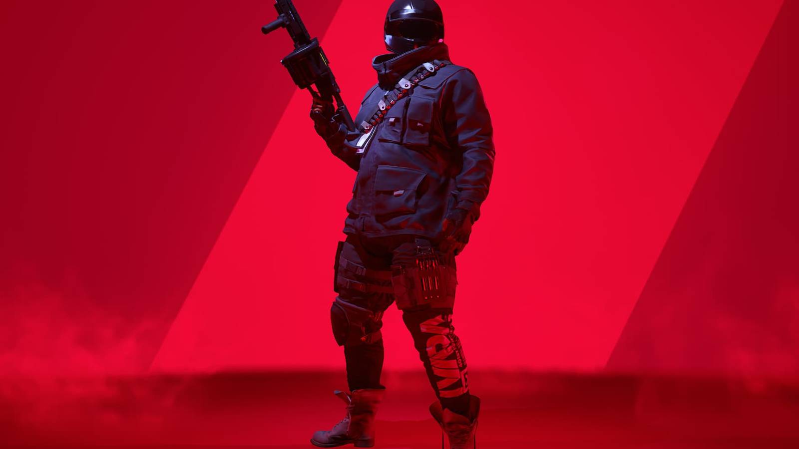 Heavy body type with a grenade launcher in The Finals