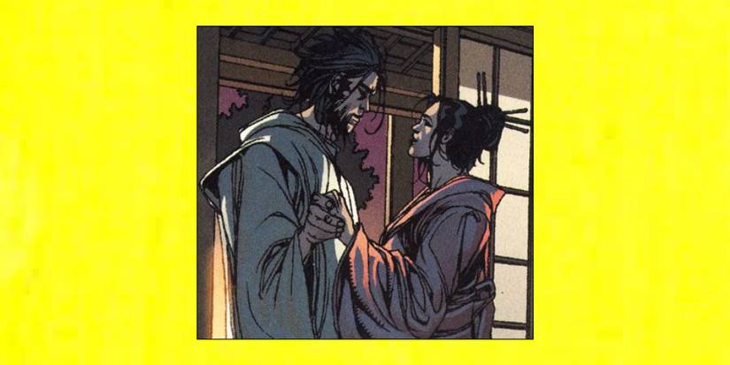 Logan holding Itsu's hand