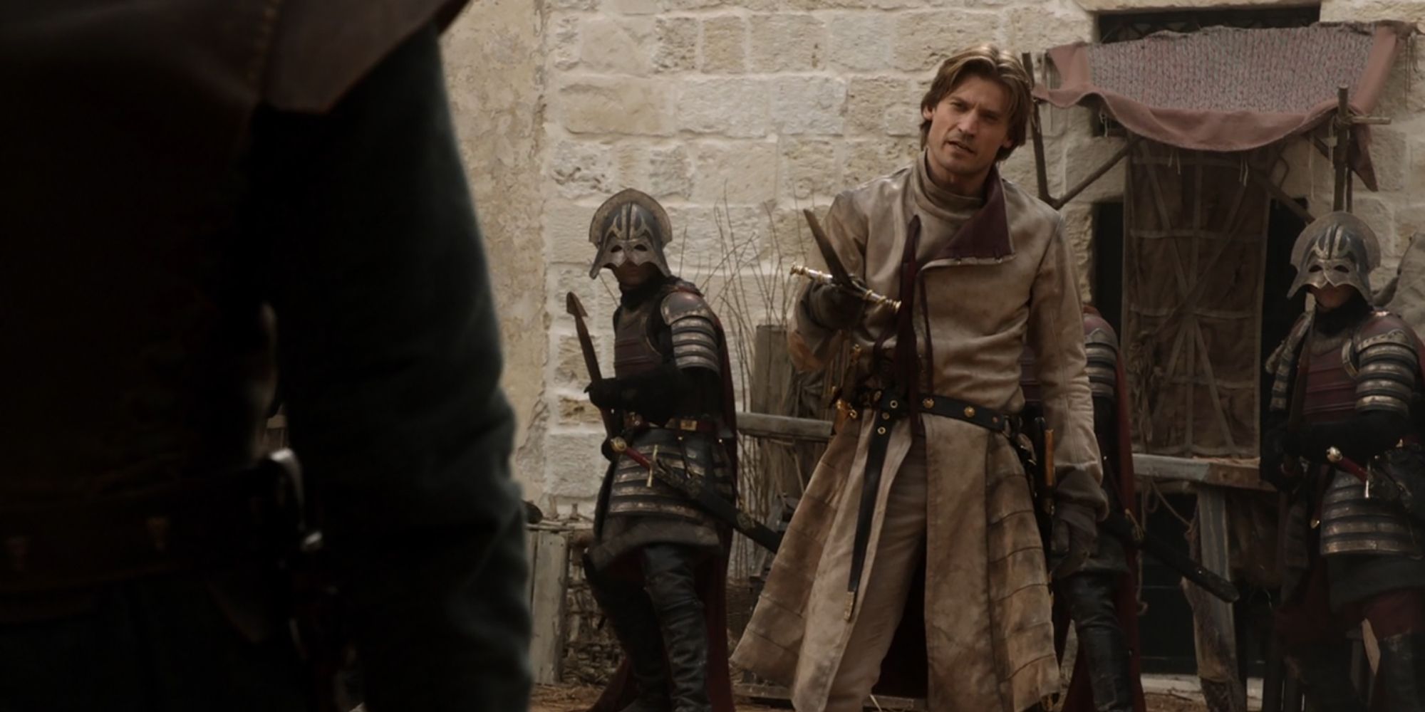Jaime Lannister Attacks Eddard Stark