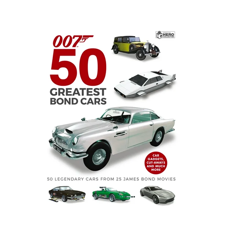 James Bond 50 Greatest Bond Cars hardcover