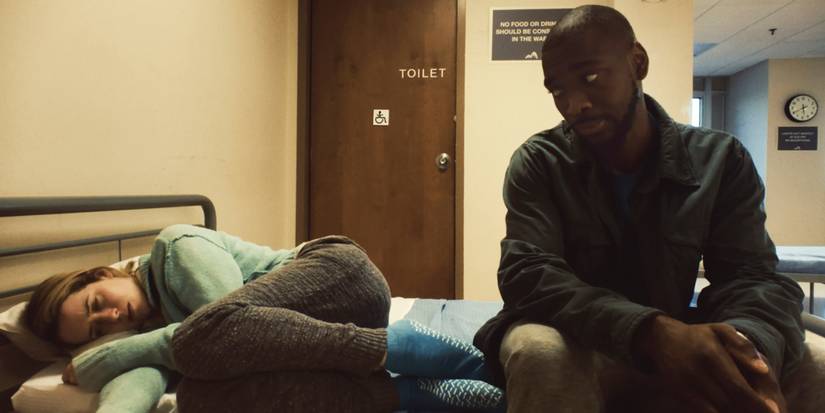 Jay Pharoah and Claire Foy in Unsane