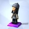 Jenny figurine from the MySims trophy collection in The Sims 4