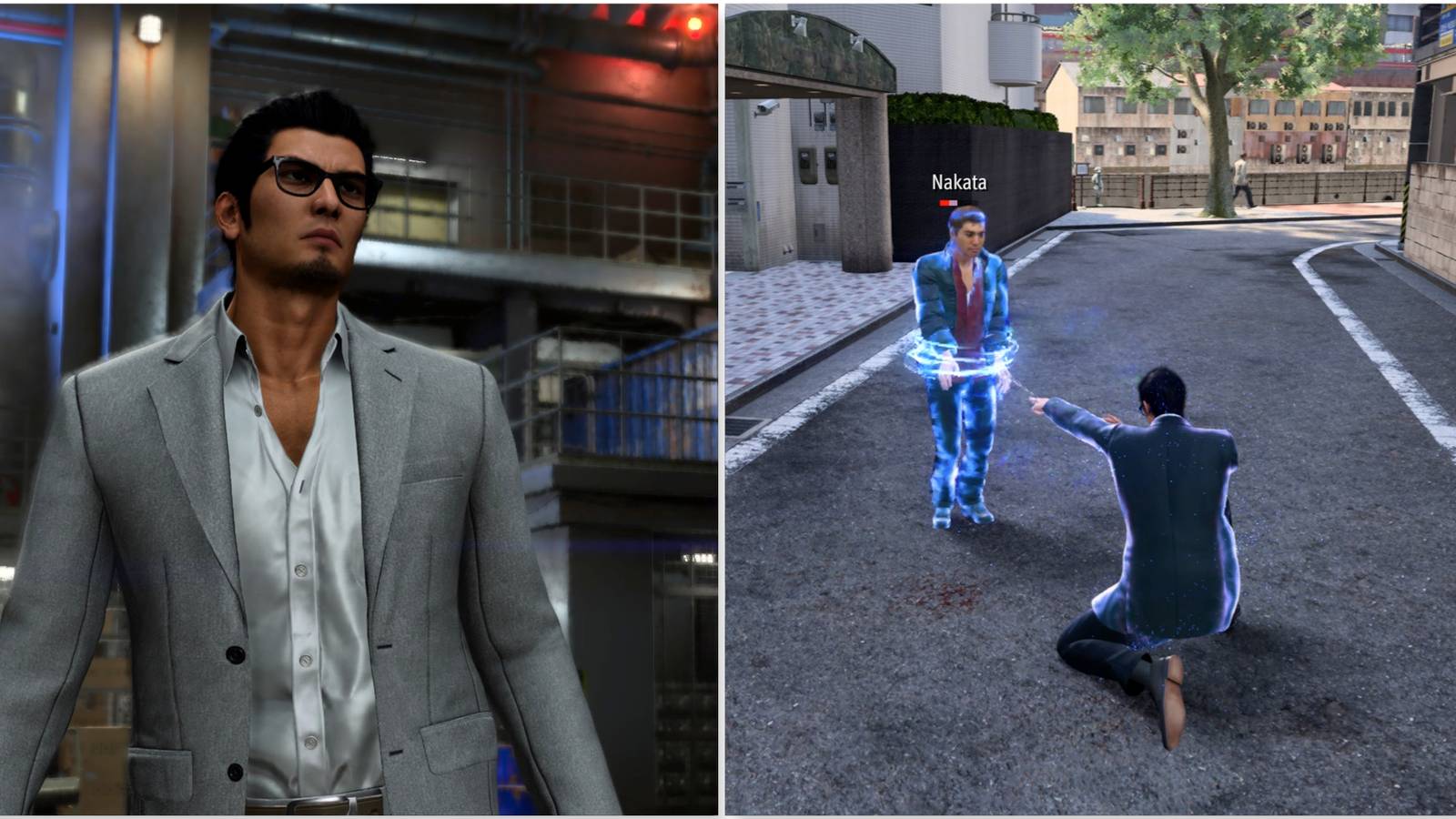 Kazuma and Using Spider gadget in battle in Like a Dragon Gaiden The Man Who Erased His Name