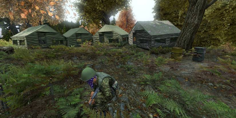 An image of a soldier with a rifle in Kemenka Base