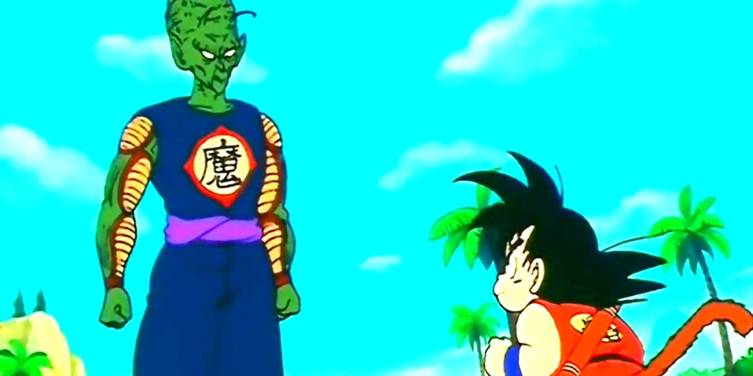 King Piccolo and Goku in Dragon Ball