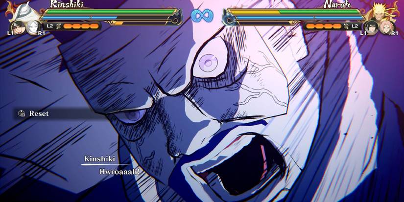 Kinshiki roaring in an attack