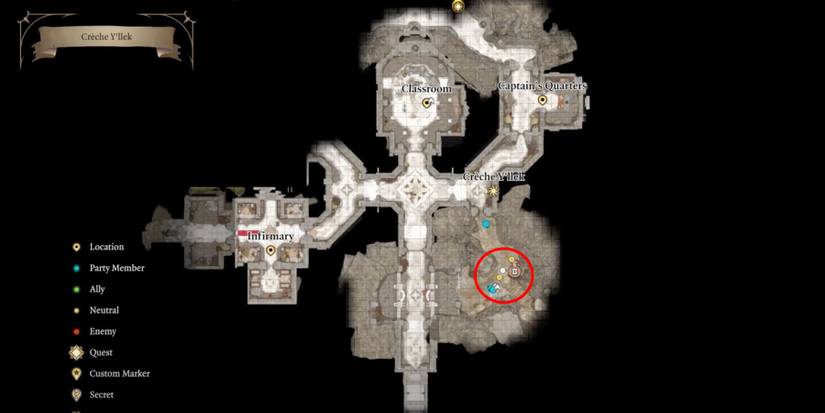 Baldur’s Gate 3: A'jak'nir Jeera location on the map