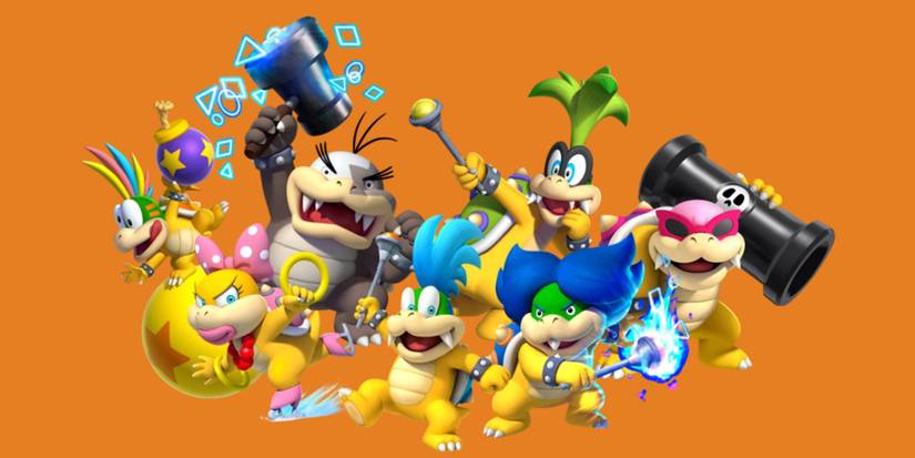 the 7 koopalings from the Mario series