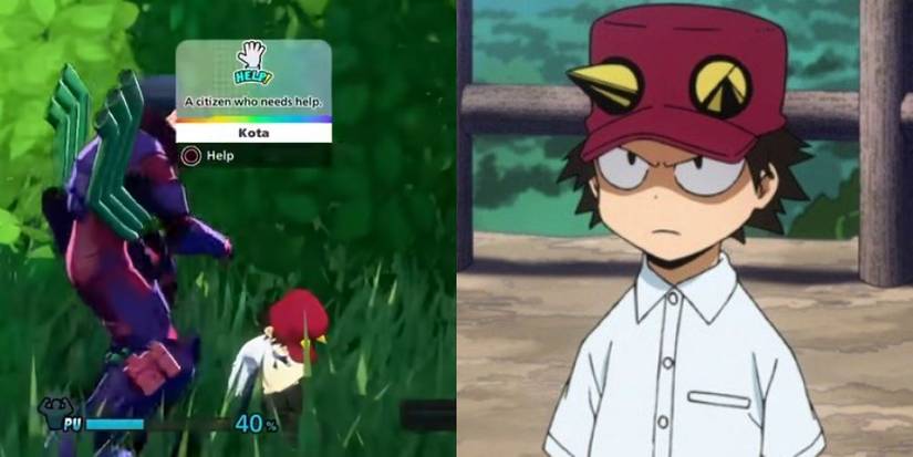 Kota Izumi as one of the civilian NPCs in My Hero Ultra Rumble