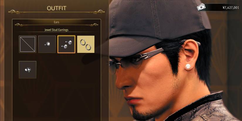 Ears tab at the Boutique in Like a Dragon Gaiden.