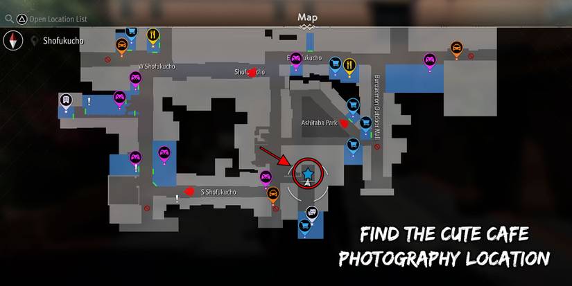 Cute Cafe location in Like a Dragon Gaiden.