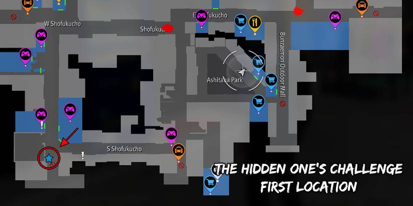 Hidden One's 1st location in Like a Dragon Gaiden