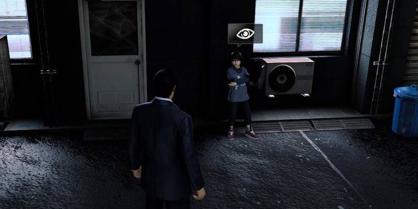 The Hidden One located outside of Akame's Hideout in Like a Dragon Gaiden