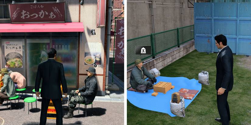 Like a Dragon Gaiden's shogi playing men.