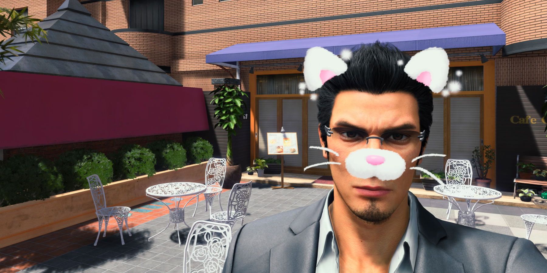 Joryu at the Cute Cafe in Like a Dragon Gaiden.