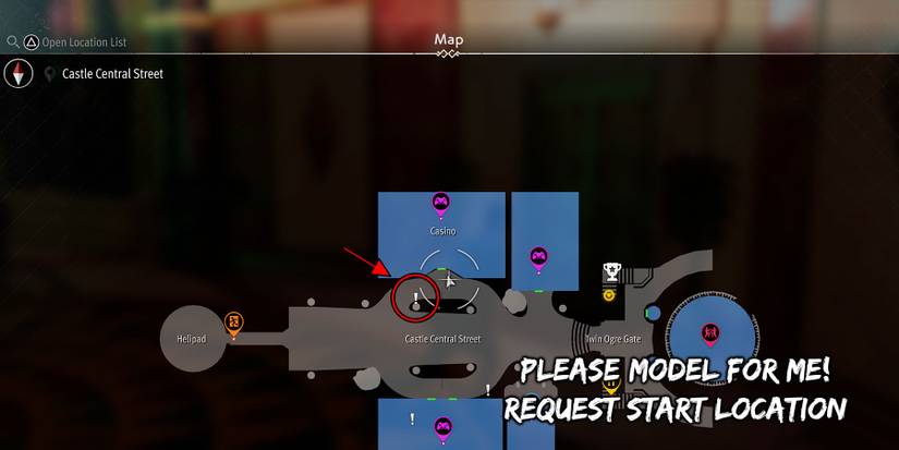 Where to start Please Model For Me! in Like a Dragon Gaiden.