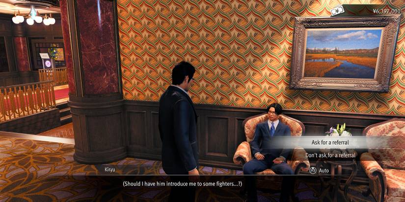 Recruiting new Joryu Clan members in Like a Dragon Gaiden.