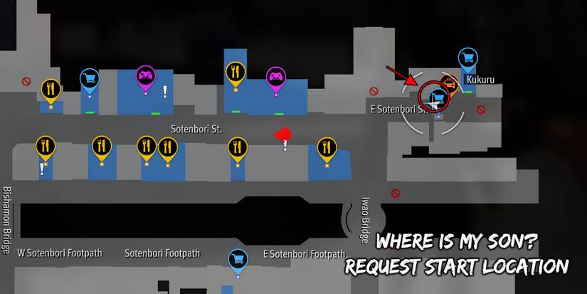 Where is my Son request in Like a Dragon Gaiden.