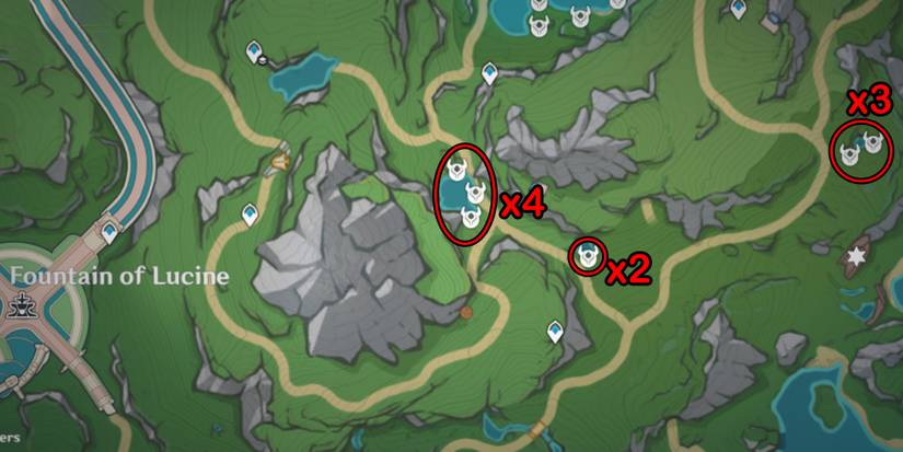 lakelight lily location 2 in genshin impact