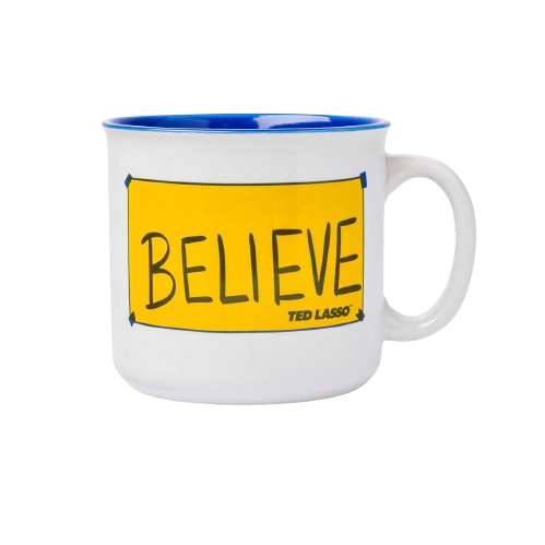 A Ted Lasso Believe Coffee Mug