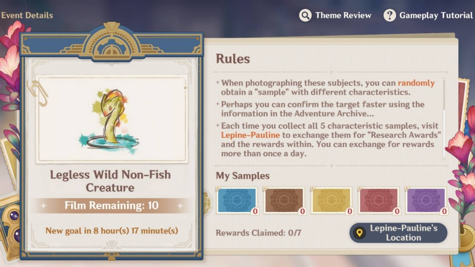 legless wild non fish creature in genshin impact