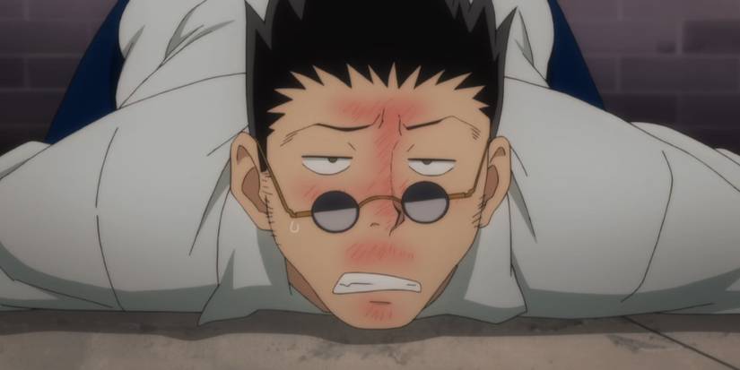Leorio on the floor in Hunter x Hunter