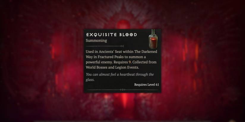 Diablo 4 Exquisite Blood