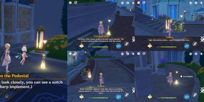 look for clues at the scene quest genshin impact
