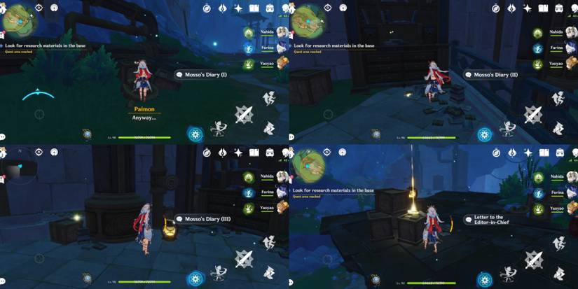 look for research materials in the base genshin impact