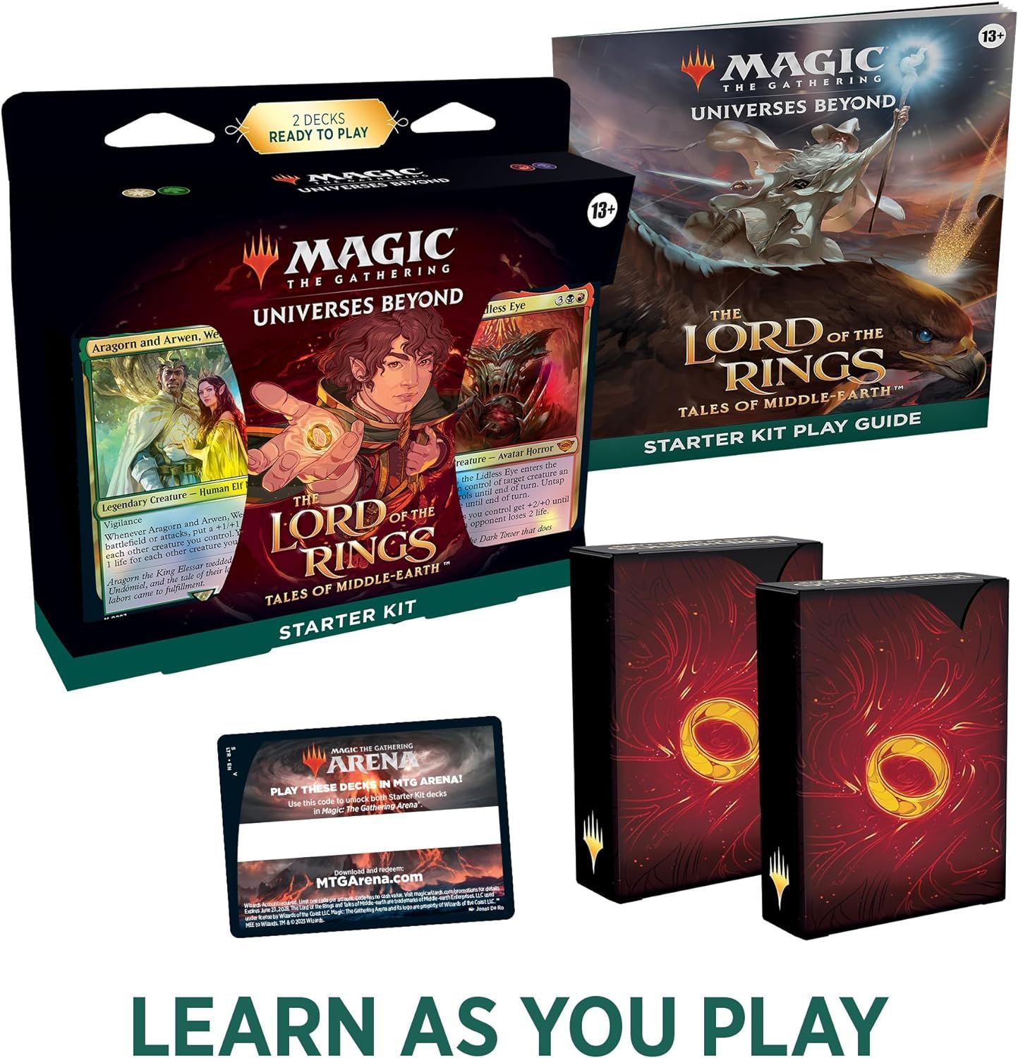 Magic The Gathering 2023 Starter Kit - Learn to Play with 2 Ready-to-Play  Decks + 2 Codes to Play Online (2-Player Fantasy Card Game)