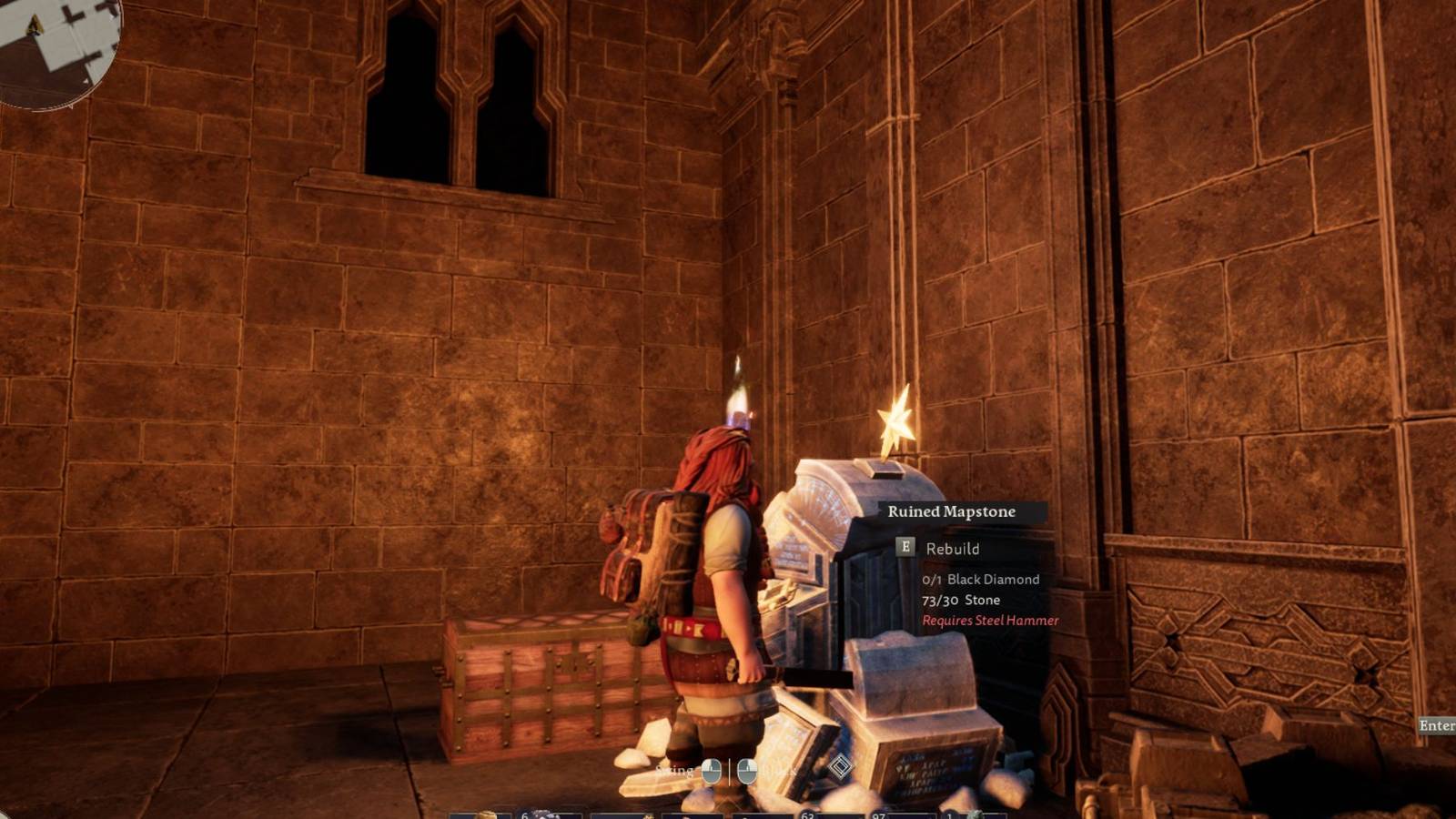 lord of the rings - return to moria ruined mapstone