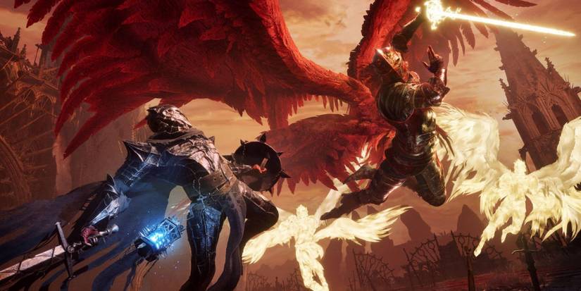 Lords of the Fallen 2023 Wallpaper Player Character Fighting Pieta