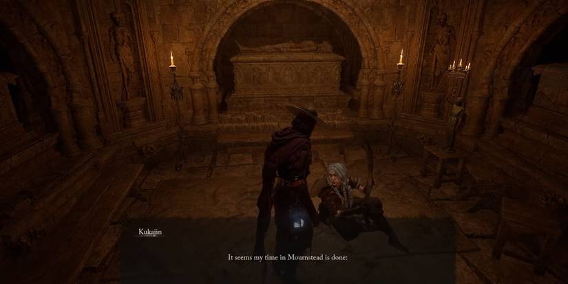 Lords of the Fallen - Player Talking To Kukajin In Skyrest Bridge