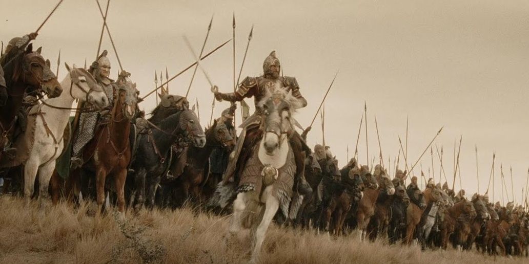 LOTR Rohirrim in Battle 