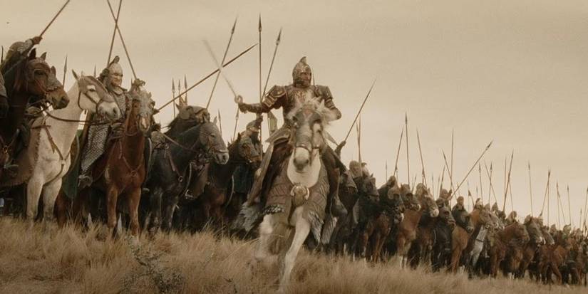 LOTR Rohirrim in Battle 