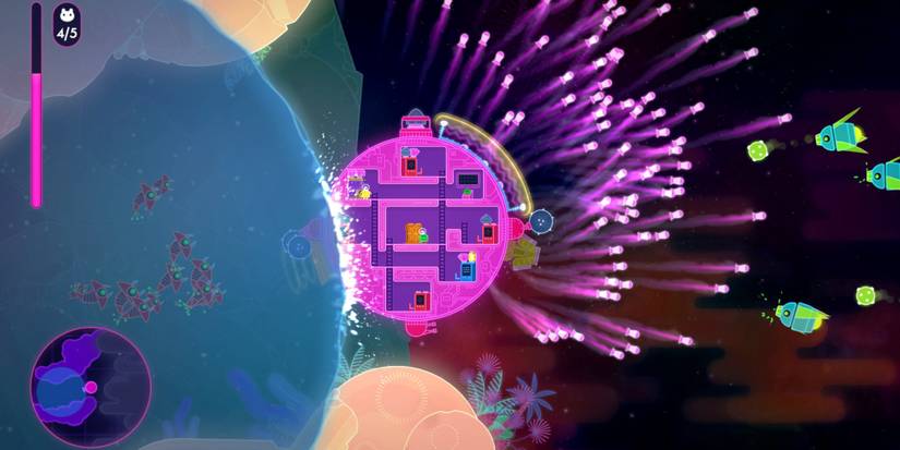 Gameplay screenshot in Lovers in a Dangerous Spacetime