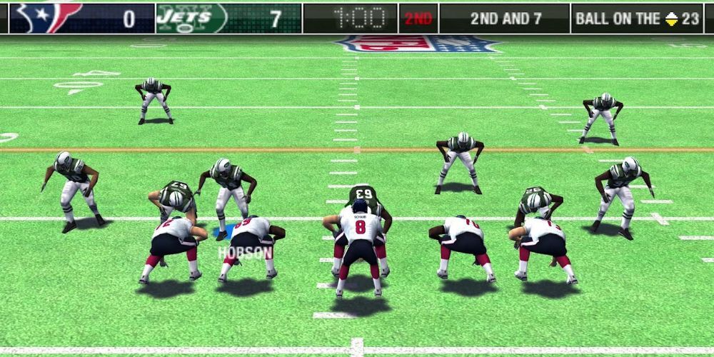 Captura de pantalla del juego de Madden NFL 08 