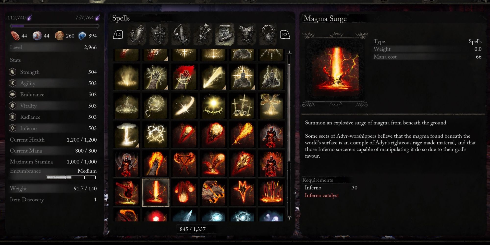 Magma Surge Information in Lords of the Fallen