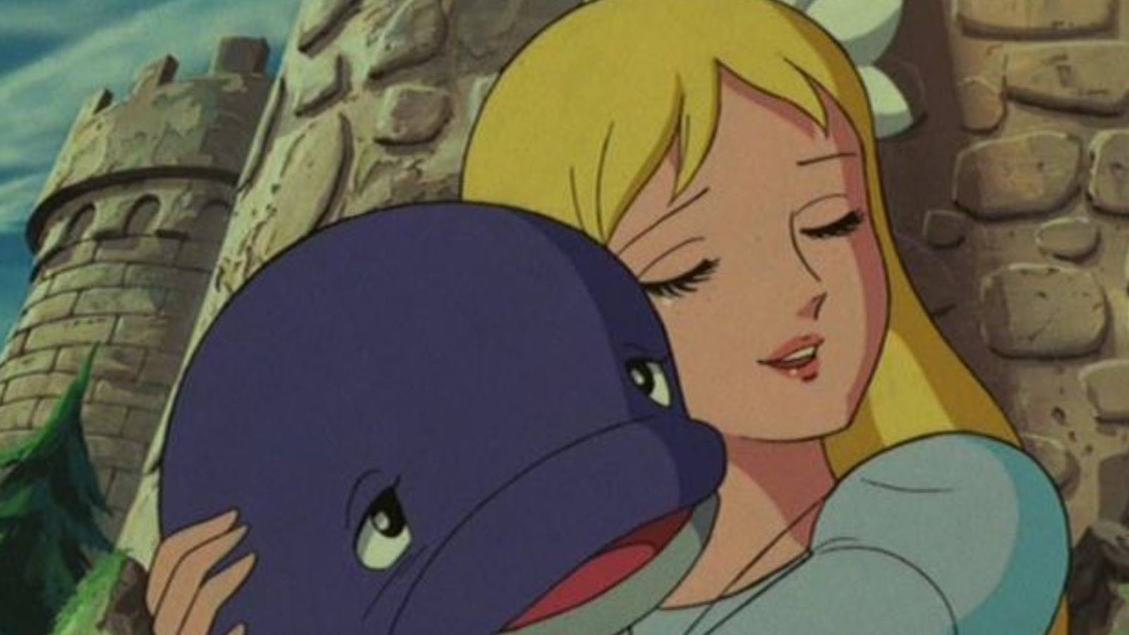 Marina and Fritz in The Little Mermaid Anime