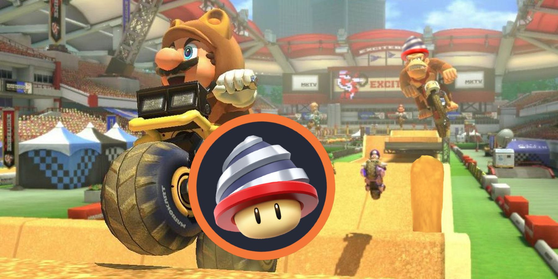 Mario Kart Drill Mushroom