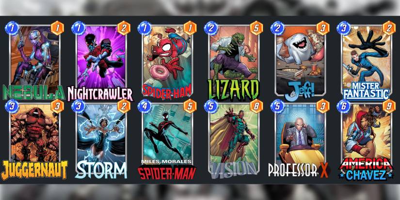 best cards for jeff deck in marvel snap.