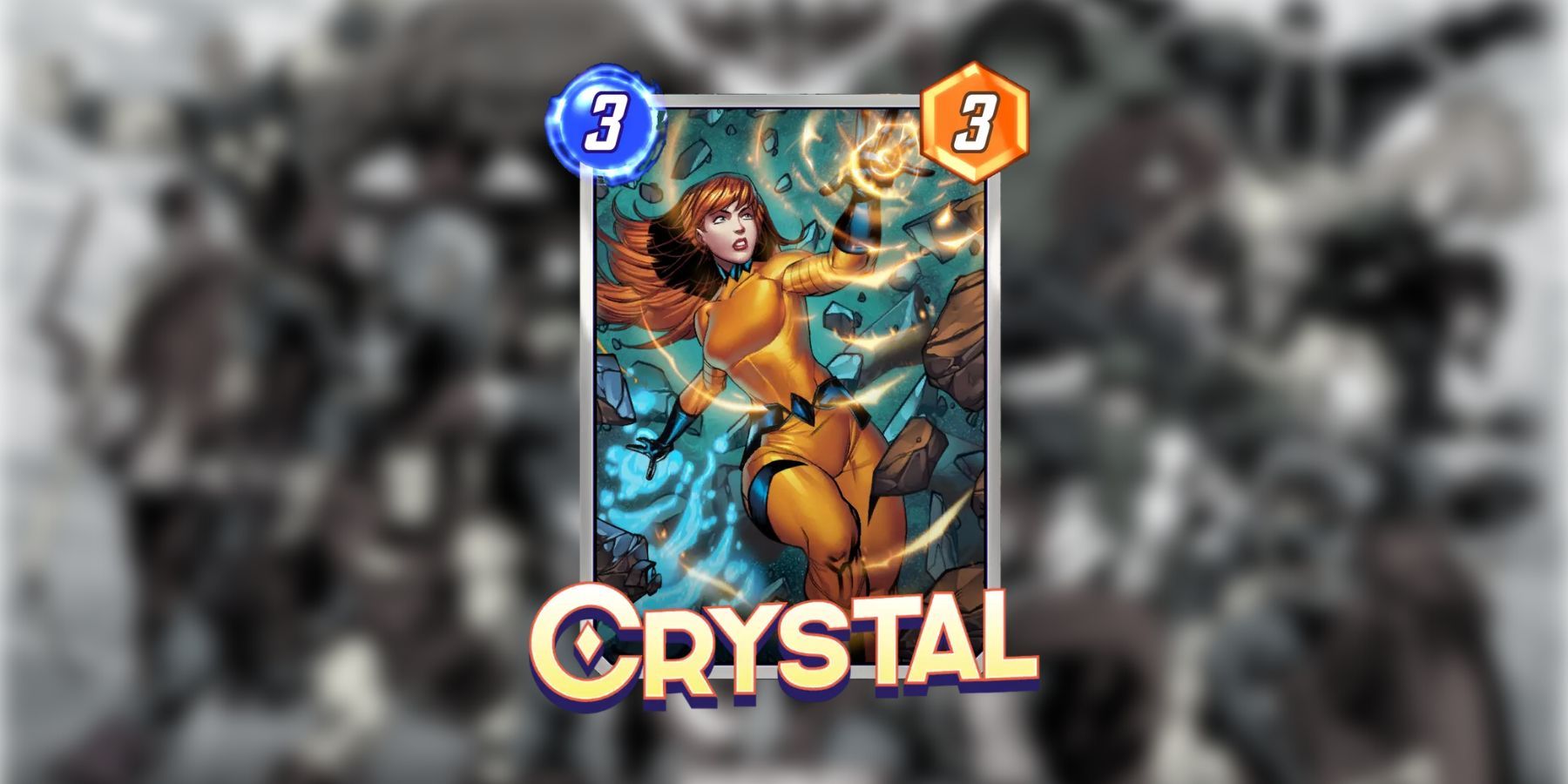 cartão de cristal em Marvel Snap.