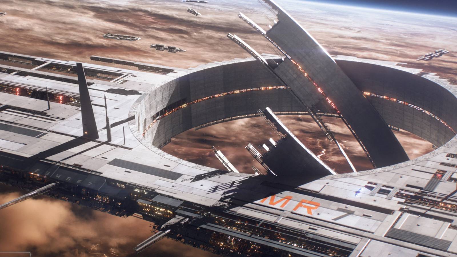 Artwork of a Mass Relay used to promote Mass Effect 4.