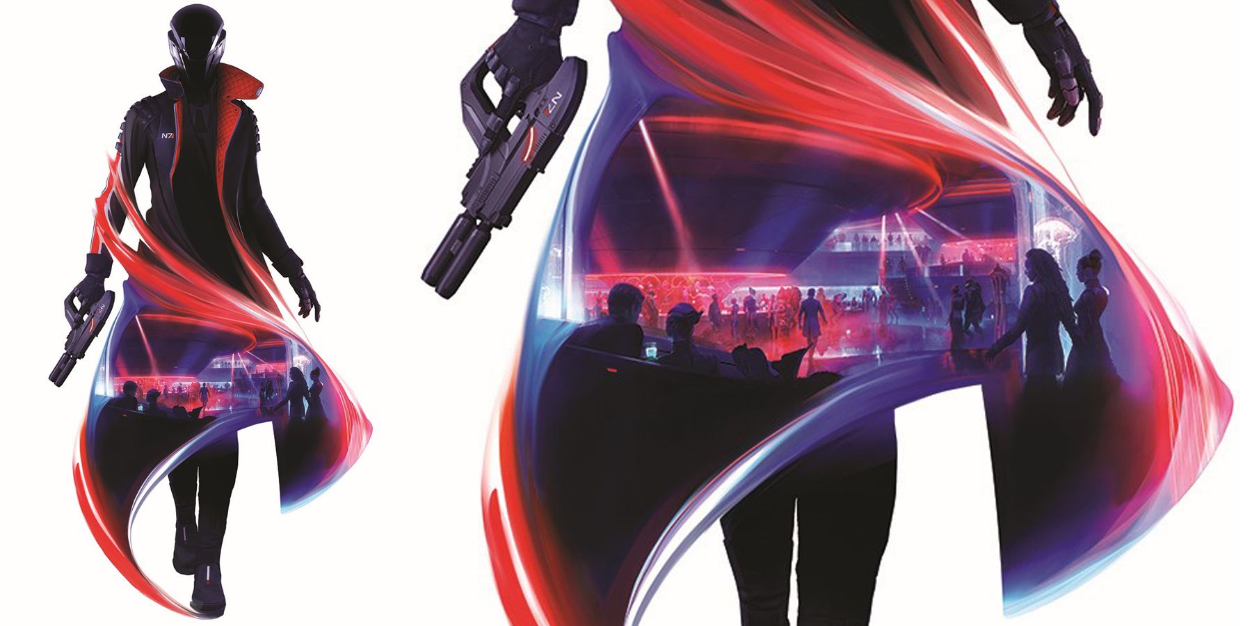 Mass Effect poster close-up