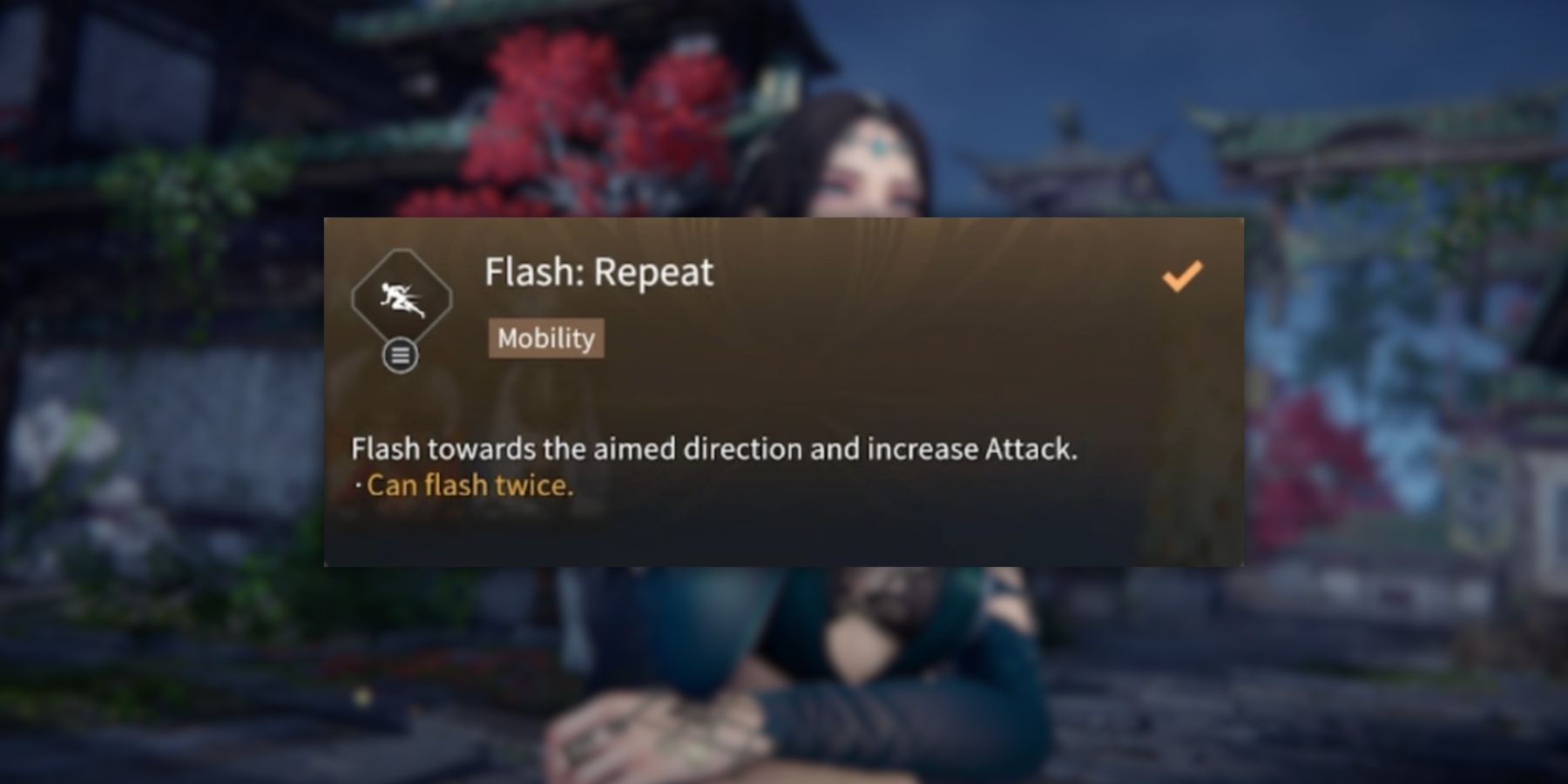 Second Skill: Flash Repeat