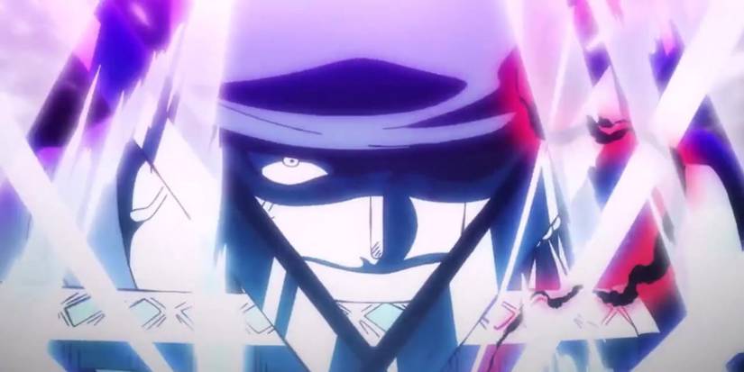 Zoro about to attack kaido