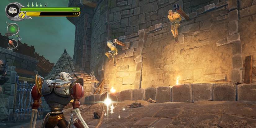 Gameplay screenshot from Medievil ps4 